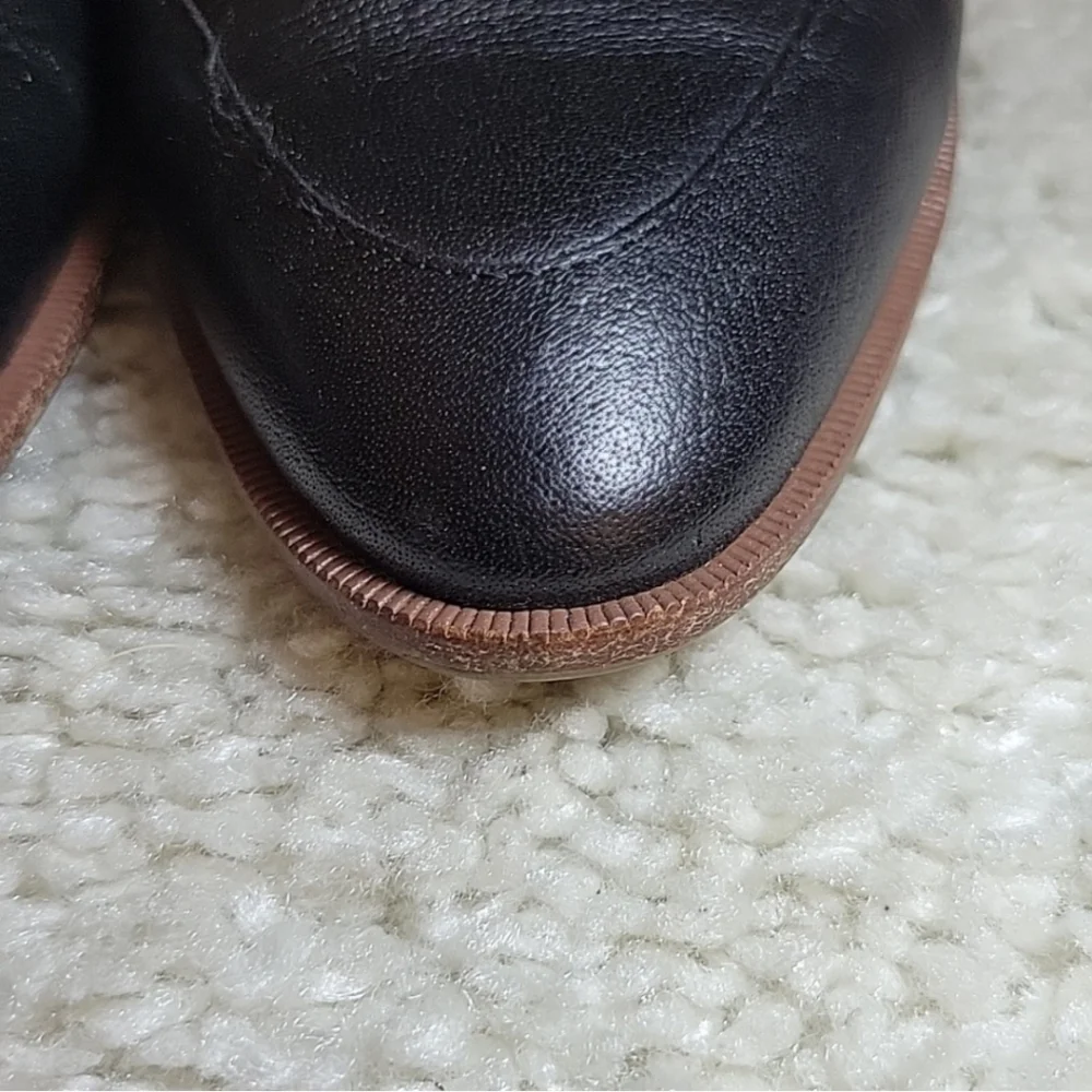 MADEWELL FRANCES mules/slides BLACK Leather size 9_12